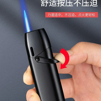 NEW Creative Outdoor Windproof Metal Pink Flame Lighter Arm Ignition Spray Butane Gas Lighter Fashionable Smoking Gift (No Gas)