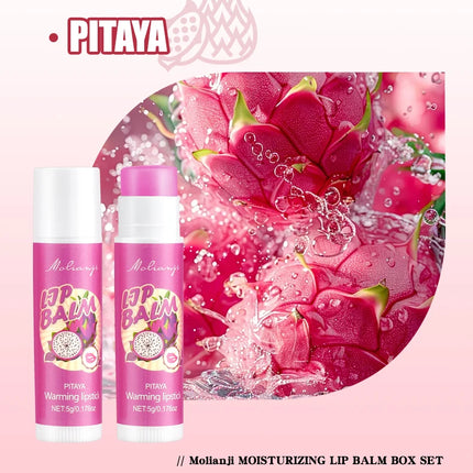 12 piece moisturizing lipstick set, alcohol free, lip care in autumn and winter, suitable for all skin types, fruit lipstick