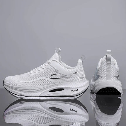 Sneakers Men Mesh Breathable Running Shoes Unisex Light Soft Thick Sole Hole Couple Shoes Athletic Sneakers Women Shoes Sport