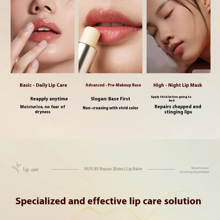 RUYI Lip Balm Hydrating Moisturizing Nourishing Dead Skin Removal Reduces Lip Lines Prevents Dryness And Cracking