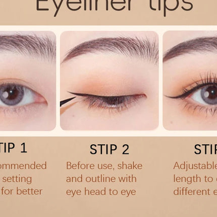 Smooth Very Fine Eyeliner Pen Longacting Quickdrying Waterproof Eyeliner Pen Suitable For Beginners Girls Holiday Gifts