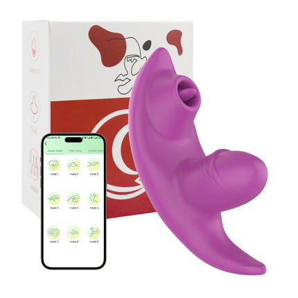 APP Bluetooth Vagina Sucking Vibrator 9 Modes Vibrating Sucker Oral Sex Suction Clitoris Stimulator Erotic Sex Toys for Women