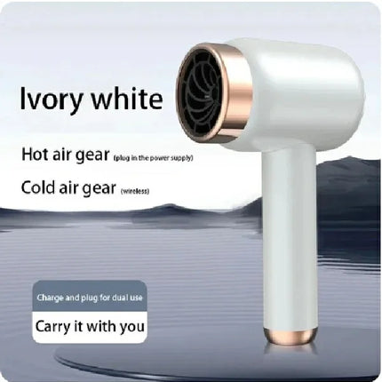 Hair Dryer Charging Portable USB Rechargeable Hairdryer High-Power Home Quick-Dry Hair Salon Travel Blow Dryer