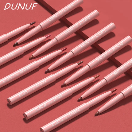12Color Waterproof Lip Liner Pencil Dark Red Brown Lipstick Pencil Lip Outline Nude Matte Lipstick Crayon Contouring Tint Makeup