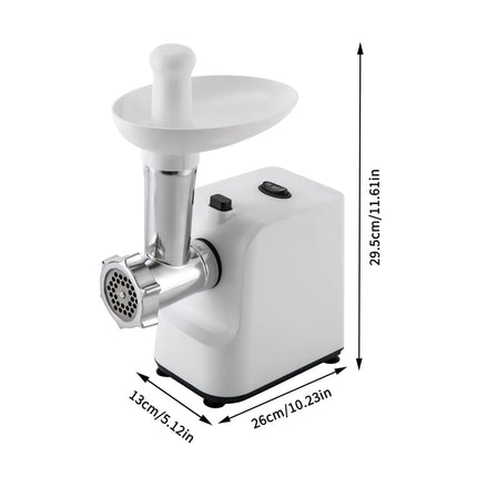 1000W Electric Meat Grinder Sausage Maker with 3 Grinding Plates Food Pusher Meat Mincer Juicer Food Grinder for Home Kitchen