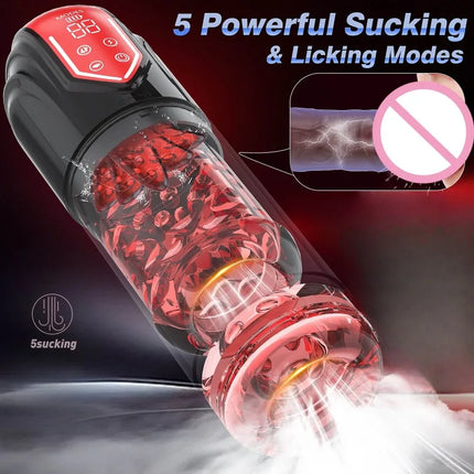 Automatic Male Rotate Mastubator Sucking Blowjob Machine Masturbation Cup Sex Toys Adult Goods for Men Masturbate Supplies