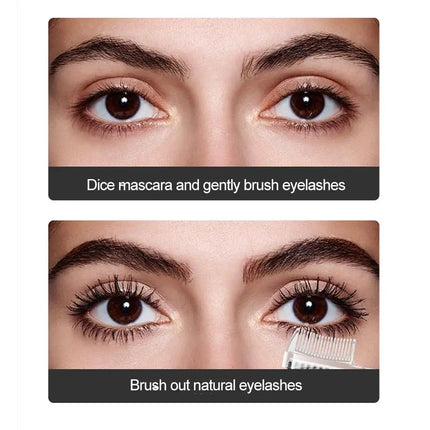 Dual-Headed Eyebrow Comb Makeup Brush Beauty Tool Professional Lash & Brow Comb, Dual-Sided Brush Creates Groomed Lashes & Brows