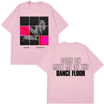 Summer Casual Fashion Trendy T-shirt Madonna CONFESSIONS II Album Tour 2026 Print T Shirt Men Women Vintage Fashion T-shirt