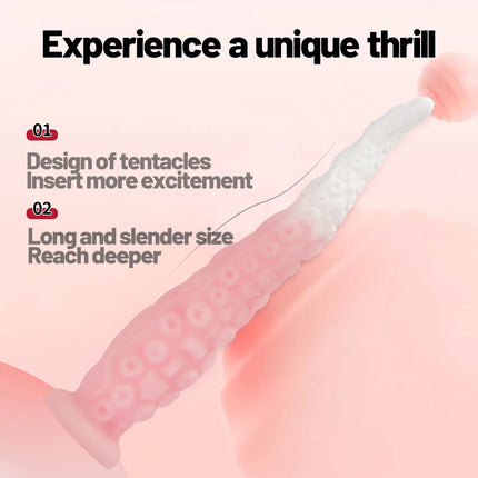 Alien Octopus Tentacle Anal Plug G-spot Clit Stimulation Prostate Orgasm Adult Sex Toy Unique Pleasure Available in Four Sizes