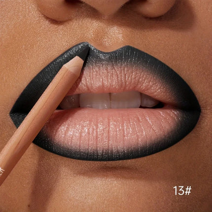 Matte lip liner pen, super smooth and easy to color, outlining clear lip shapes, a must-have for beginners, single pack