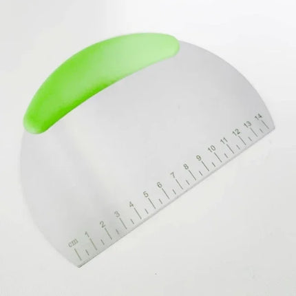 Stainless Steel Pastry Cutter Dough Scraper Pizza Chopper with Ergonomic Handle Kitchen Baking Tools for Flour Scale Dough