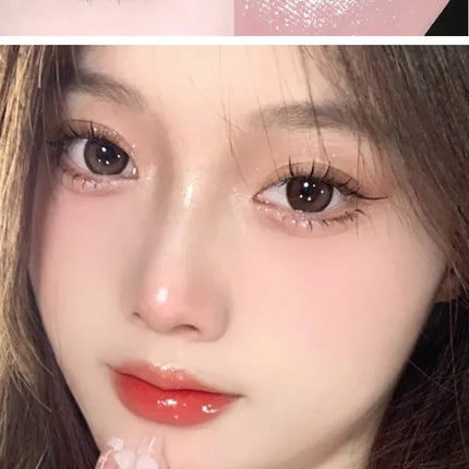 Glitter Pink Lying Silkworm Pen Color Natural Brightening Matte Eye Shadow Pencil Shimmer Glue Eyeliner Waterproof Korean Makeup