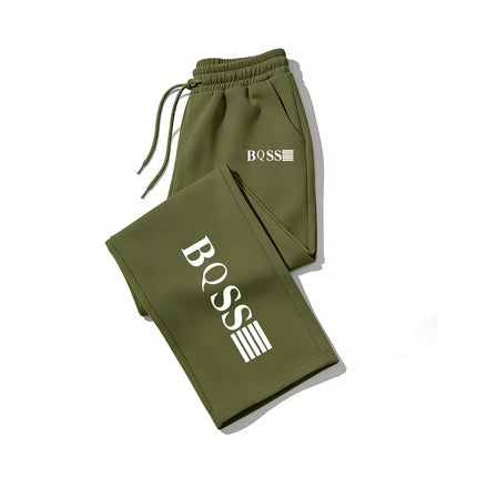BQSS Printed Joggers Pants for Men and Women High Quality Breathable Sweatpants for Running Casual Loose Sweatpants