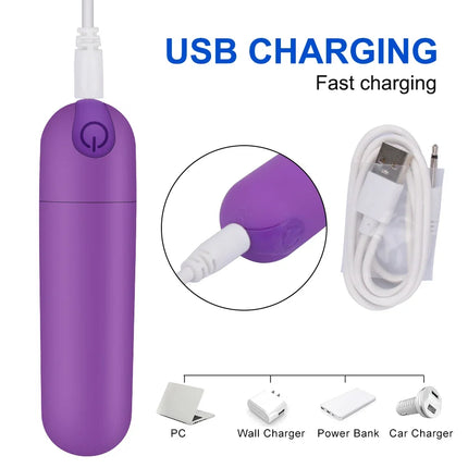 Powerful Mini Bullet Vibrator Female Clitoris Stimulator Vibrating Egg Anal Plug Vagin Massager Masturbation Sex Toys for Women