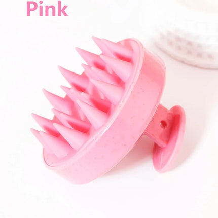Hair wash brush, silicone scalp massage comb, soft body massage brush, beauty and hairdressing tool, shower SPA comb