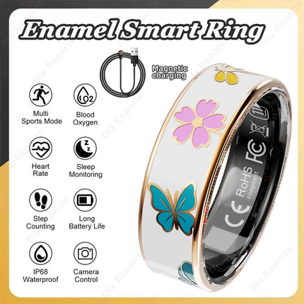 NEW Healthy Smart Ring 5 ATM Waterproof Wireless Call Heart Rate/Sleep/Blood Oxygen Monitoring For Android/IOS Men Women Gifts