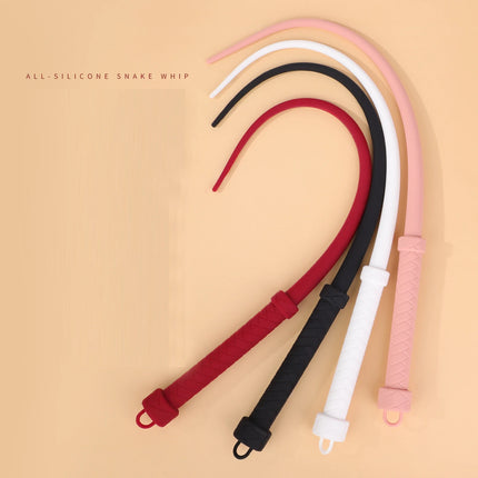 4 Colors Bdsm Bondage Silicone Slave Whip Restraints Fetish Spanking Flogger Adult Game Sex Toy For Women Men Exotic Accessories