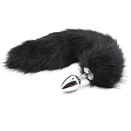 Fox Tail Anal Plug Adult Games Cosplay Anal Dilator Stimulator G Spot Anus Masturbation Metal Butt Plug Tail Sex Toys For Woman