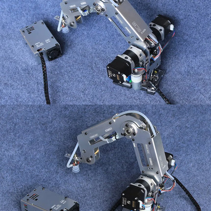 Multi Axis Robotic Arm Industrial Stepping Metal Manipulator For Arduino 2560 Robot DIY Kit with Suction Cup/Stepper Motor Claw