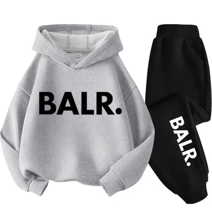 Kids Fashion Simple USA New York Alphabet Print Casual Suit Boys Outdoor Sports Suit Girls Fall and Winter Comfortable Warm Suit