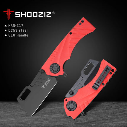 STRIDER MFS TRIBUT NEW HAN317 Knife  Linen Handle Folding Blade Knife Outdoor Climbing Hunting Tactics Survival Jungle Rescue