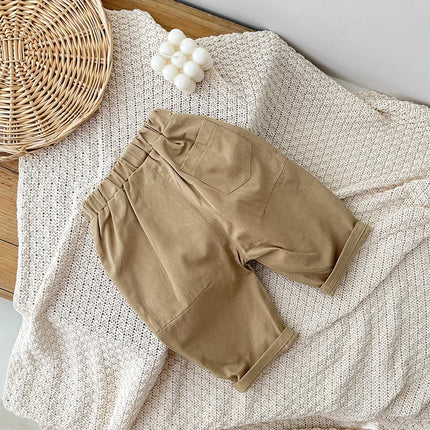 Baby Boys' Casual Pants - Korean Style Autumn Trousers, Trendy Fall Outfits for Toddlers & Infants