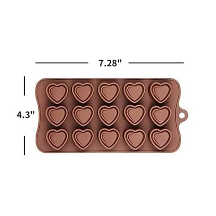Silicone Molds for Chocolate Non-Stick Chocolate Candy Butter Molds Silicone Chocolate Mold for Delicious Chocolates Baking Tool