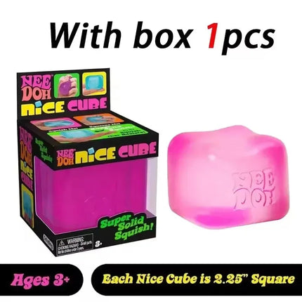 2026 New Needoh Nice Sensory Squeezing Toy Cube for Stress Relief and Fingertip Release Toy blind box