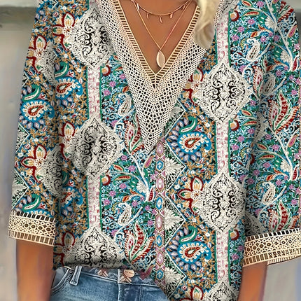 Plus Size Temperament Loose Woman Shirt Fashion Casual Blouse Elegant Long Sleeve Woman Shirt Holiday Weekend Top