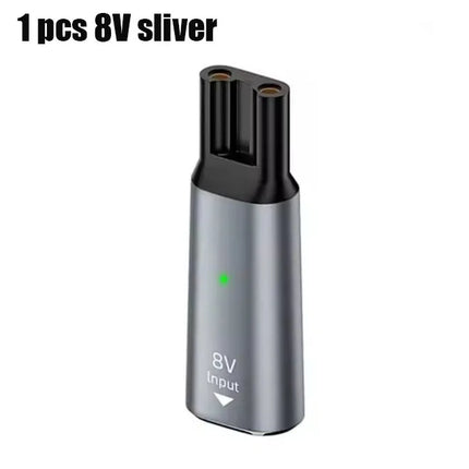 KVIFO NEW 8V HQ850 Type-C Shaver Charger Adapter Charging Converter for Philips Norelco Oneblade QP2630 QP2530 Electric Shaver