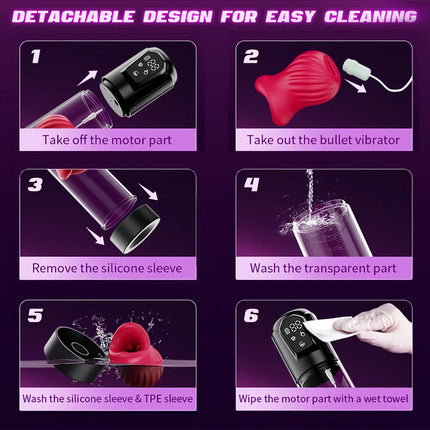 Male Penis Training Vibrator Vacuum Suction Penis Erection Masturbator LED Display Pocket Pussy Training Male Masturbation