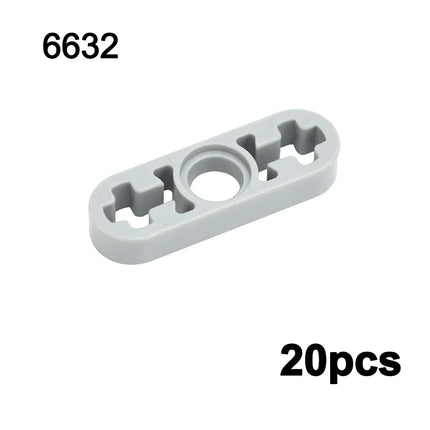 Building Blocks DIY Thin Arm With Shaft Hole Compatible Assembles Particles 99773 6632 32056 32017 Educational Toys For Leduo