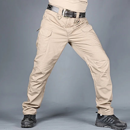 Quick Dry Outdoor Pants Multi Pockets Elastic Tactical Pant Waterproof Plus Size 6XL Casual Cargo Trousers Men Clothing