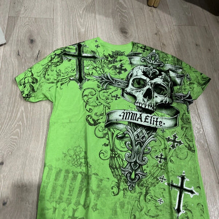Gothic Fake Two Piece Long Sleeve Red Eye Pattern Spliced T Shirt Autumn Popular Select Dark Punk Fashion Cotton Tops