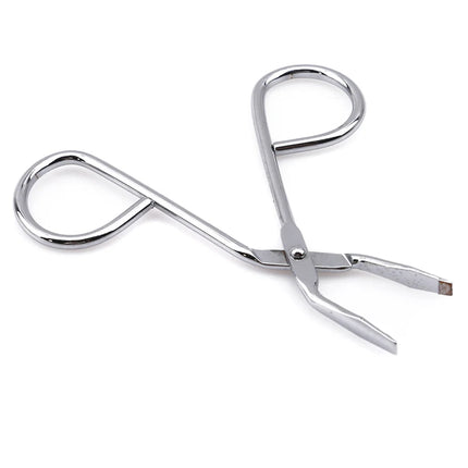Stainless Steel Eyebrow Removal Tool Makeup New Fashion Scissors Shaped Eyebrow Clip Tweezers Clamp Clipper Beauty Tool