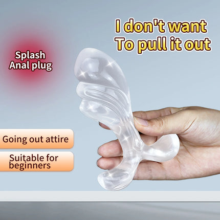 SoftButt Plug with Base Stimulator Masturbator Anal Plug Dildo Prostate Massage G-spot Anal Trainer Sex Toy for Couples