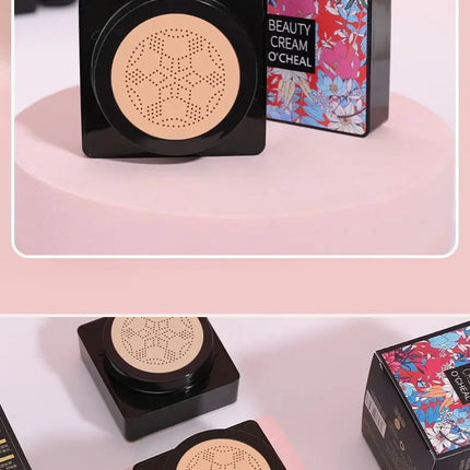CC Cream Magic Foundation Mushroom Head Air Cushion Waterproof Brighten Foundation Cream Women Base Makeup Face Korean Cosmetics