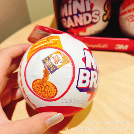 New Zuru Mini Brands Retro 5 Surprise Blind Ball 5 Minis Inside 50+ Retro Collectibles Mystery Capsule Toy For Collectors Gift