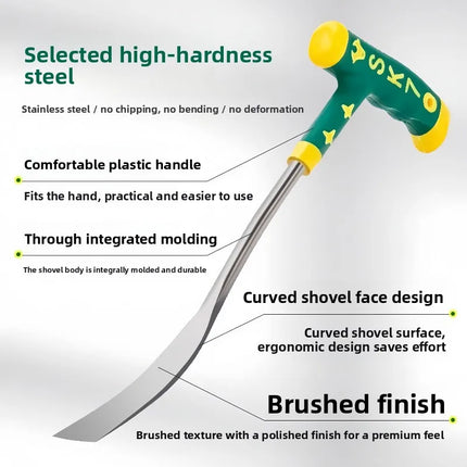 Garden Shovel, Manganese Steel Small Shovel, Garden Shovel, Flower Planting, Soil Digging and Weeding Tools, Outdoor Shovel