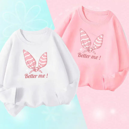 Soft Cotton Children's Cartoon T-Shirts Cute Pretty Bowknot Print Baby Long Sleeve T-Shirt For Boys Girls Tee