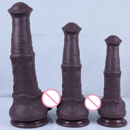 S/M/L Huge Horse Dildo Realistic Animal Penis High Simulation Sex Toys With Suction Cup Anal Plug for Adults Masturbation Orgasm
