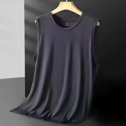 Men's Ice Silk Mesh Tank Tops Gym Stringer Transparent Bodybuilding Sleeveless Shirt Fitness Vest Male Mesh Muscle Singlets