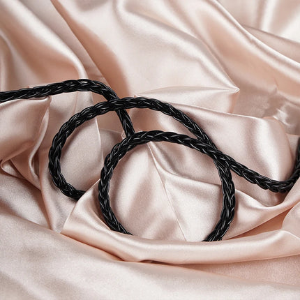 NICEHCK BlackCat Ultra 8 Strands Zinc Copper Alloy Oil Soaked HiFi Earphone Cable 4.4 MMCX 2Pin for ZERO Cadenza LAN tangzu fudu