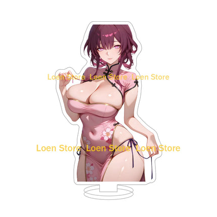 Hot game Anime sexy lingerie bikini girl student big ass big breasts bunny girl Anime Figure Acrylic stand desk ornament gift