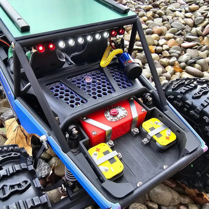 Applicable to 1/10 VANQUISH H10 OPTIC rear beds with Simulation of fuel tank and battery decoration