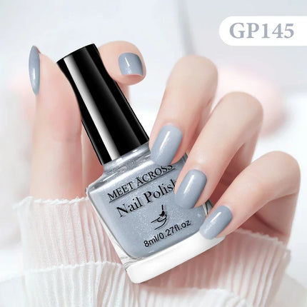 8ml Water-Based Nail Polish 48 Colors Long Lasting Quick Drying No Need of Lamp to Cure Nail Supplies Vernis for Nails Manicure
