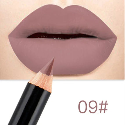 12 Colors Brand Lip Pencils Matte Lipliner Pencil Waterproof Makeup Lips 2020 Matte Lipstick Lip Liner Pen Smooth Nude Cosmetics