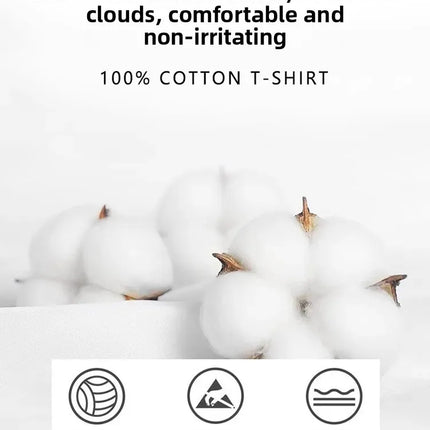 High-End Pure Cotton T-Shirt Women's Summer 3/4 Sleeve 2025 New Korean Style Fashionable Simple Slimming Top Body Shirt