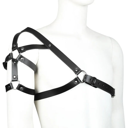 Leather Straps Belt Bondage Harness Sexy Lingerie male Body Harajuku Harness Garter Belt men Straps Suspenders Stockings