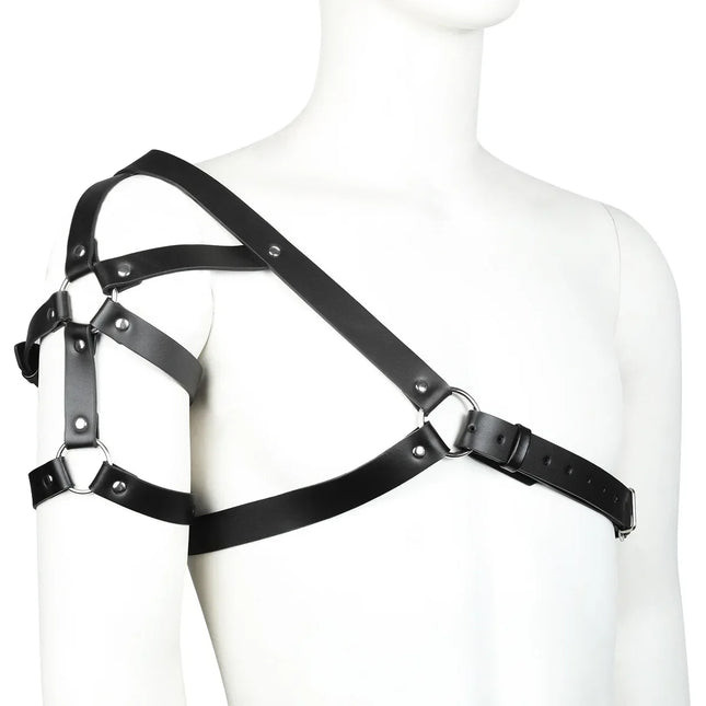 Leather Straps Belt Bondage Harness Sexy Lingerie Male Body Harajuku Harness Garter Belt Men Straps Suspenders Stockings